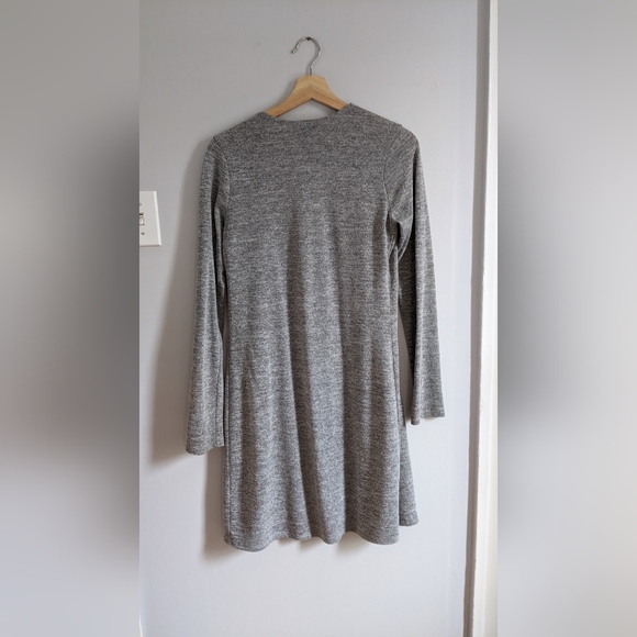Long Melange Grey Cardigan - Picture 2 of 3